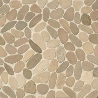 Pebble mosaic tiles
